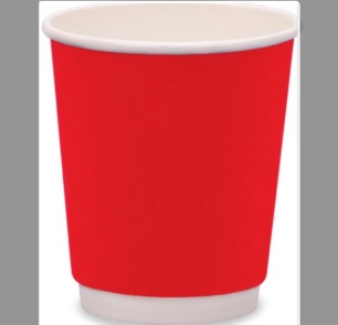 Стакан 2-х слойный 250 мл Красный