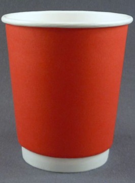 Стакан 2-х слойный 350 мл Красный