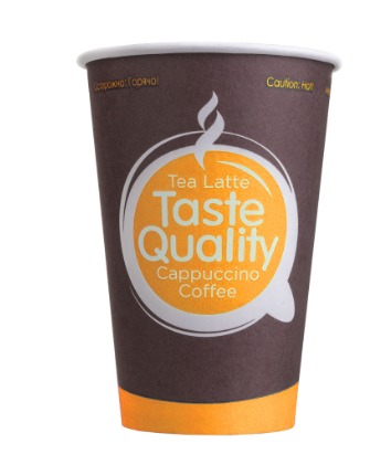 Стакан бумажный однослойный для вендинга 230мл Taste Quality