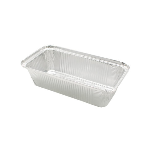 Форма алюминиевая 750 мл 220х120х53 мм с крышкой