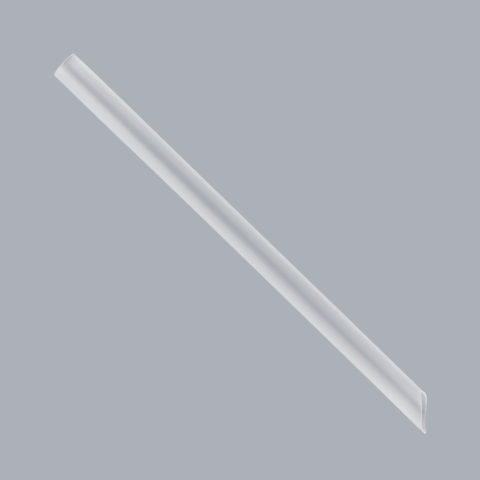 Трубочки для Bubble Tea прозрачные прямые 210мм, диаметр 12 мм