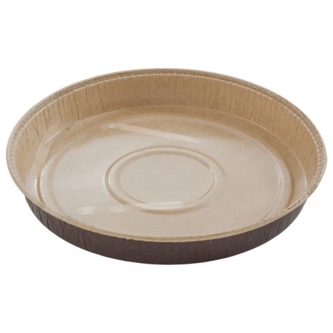 Бумажная форма ламинированная одноразовая для выпечки C226-17LB-26558. D190мм