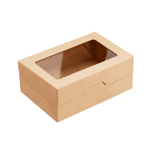 Контейнер бумажный OneBox 1200 мл Крафт 150*100*85 мм