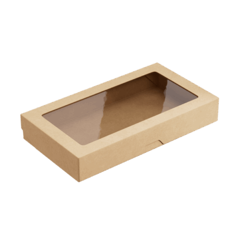 Контейнер бумажный OneBox 1450 мл Крафт 260*150*40 мм