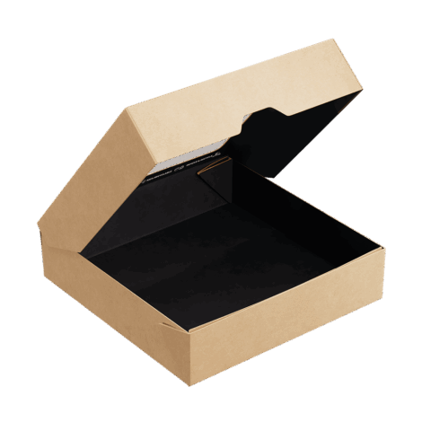 Контейнер бумажный OneBox 1500/b Чёрный 200*200*48