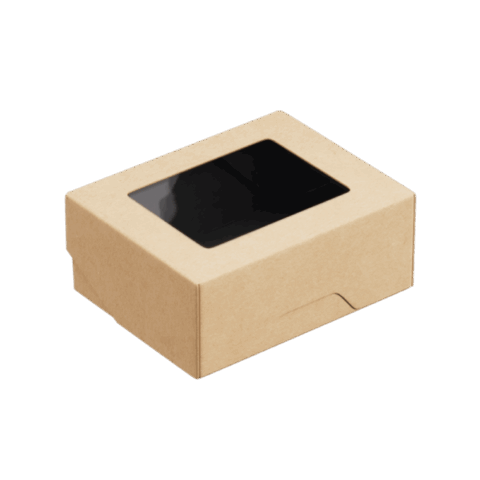 Контейнер бумажный OneBox 350 мл Чёрный 100*80*40 мм